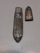 Ancien Porte Aiguille Métal Argenté