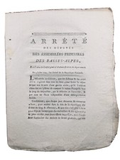 Alpes de Haute Provence 1793