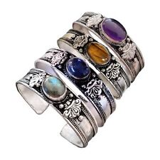 Bracelet  Manchette Tibétain  en pierre naturelle