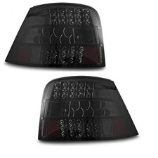 2 FEUX ARRIERE A LED VW GOLF 4 IV GTI TDI R32 MK4 NOIR TRANSLUCIDE