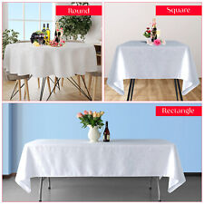 Blanc Damas Tablecloths