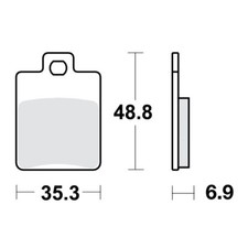 Plaquette de Frein Scooter TRW