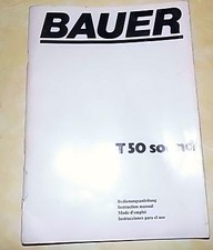 DOCUMENTATION MODE D'EMPLOI PROJECTEUR BAUER T50 SOUND 