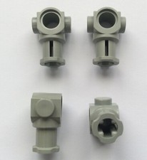 LEGO 3651 Light Gray lot de 4