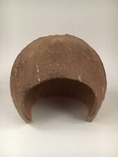 Vivarium 100% Naturel Noix de Coco Coque Cacher Sec Sécurisé Taille Environ