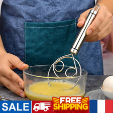 Outil fouet à pain et levain en acier inoxydable fouet danois haut de gamme