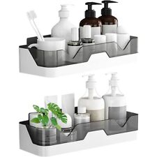 2PCS Etagères de Douche Sans Perçage Panier Organisateur Rangement salle de bain