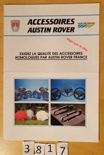 AUSTIN ROVER GAMME ACCESSOIRES 200 400 MONTEGO MINI Prospectus Fr 6 pages 199?
