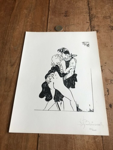 Gravure ancienne érotique - gravure, n18