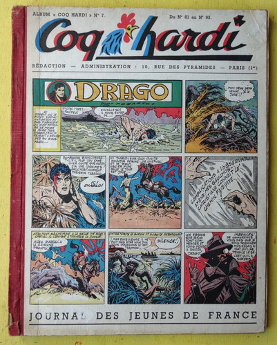 Reliure coq hardi album - bd,