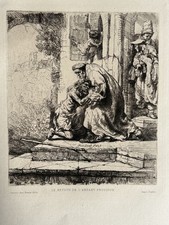 Rembrandt gravure retour - gravure,
