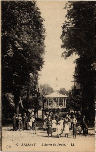 Cpa épernay entrée - cpa, du