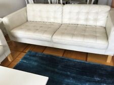 Canapés (x2) cuir Blanc - IKEA