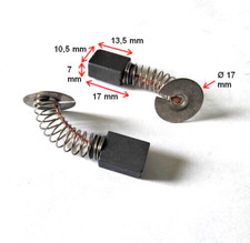 D709467 Charbon moteur (x2) 13,5 x 10,5 x 7 mm Scie DEWALT DW352