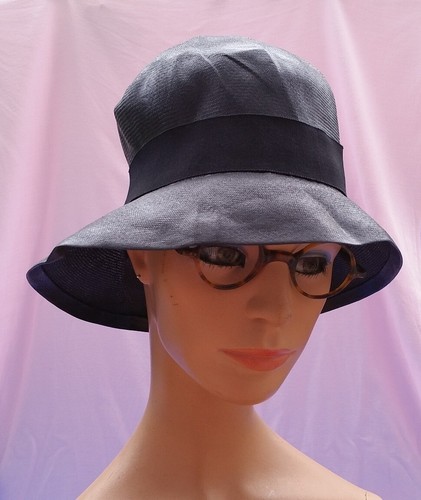 Chapeau cloche noir - noir, t