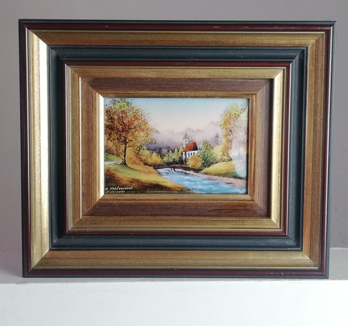 Tableau ancien miniature
