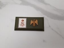 aigle Impérial Napoléon Premier et armoirie de l'Empereur sur socle vert Empire