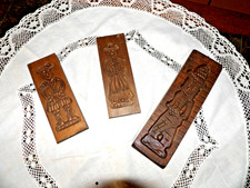 Anciens moules à pain d'épices,bois,personnages,patisserie,art populaire