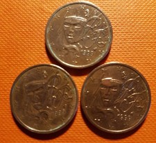 TROIS PIECES 2 CENTIMES 1999