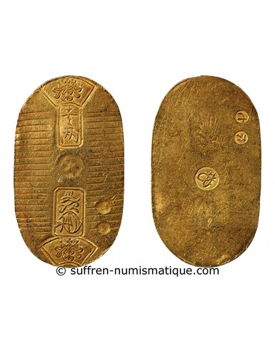 Japon manen koban 1860 - japon, or