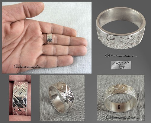 Bague toute argent 925 - bague,