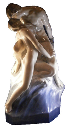 Grande figurine porcelaine - grande,