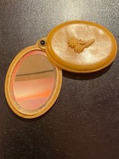Rare Ancien petit miroir Face