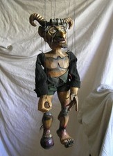 Marionnette diable - poupée originale faite à la main