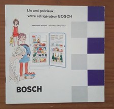 Mode d’emploi notice, carnet Recettes  réfrigérateur frigo BOSCH vintage 50/60