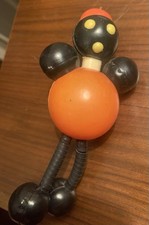 figurine vintage en celluloïd Banania hochet petit enfant noir