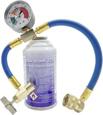 Pack 1 canette Duracool 12a et un flexible de recharge R134a basse pression