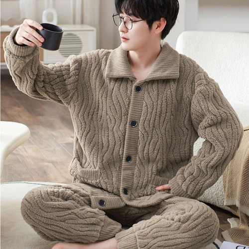 Hommes chaud pyjama ensemble - hommes,