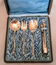 P.MASSAT Service à Mignardises Argent Massif Vermeil