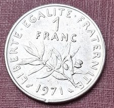 Pièce de monnaie 1 Franc