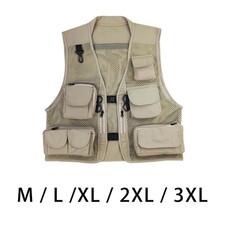 Gilet de pêche en maille avec