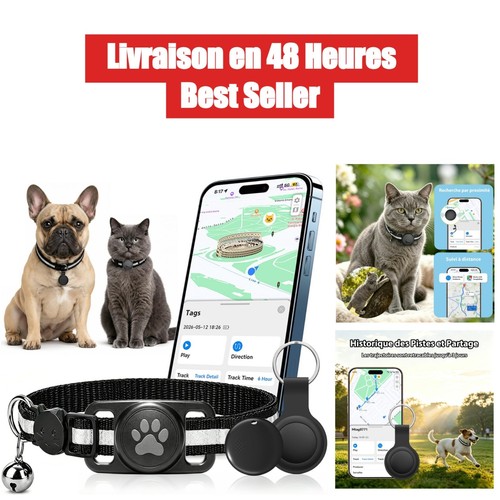 Traceur gps chat chien - et, sans