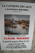affiche  de peintre  de