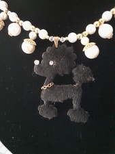 PROMO ! Collier de créateur pour Femme " Black and White " chien