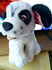 AB3/ DOUDOU PELUCHE WALT DISNEY CHIEN PATCH 101 DALMATIENS COLLIER BLEU 26CM 