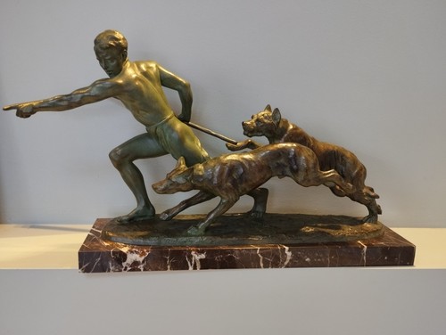Grand bronze art deco - grand, louis