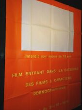 LE CARRE BLANC rare affiche