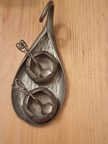 Antique service sel etain - en,