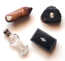 4 boites Napoléon III, flacon