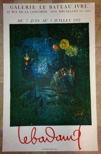 Lebadang affiche lithographiee - lebadang,