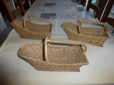 3 PORTE-BOUTEILLES EN OSIER