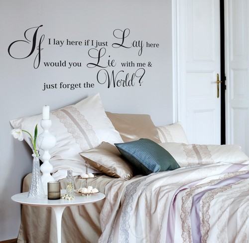 Vinyle art mural citation - vinyle,