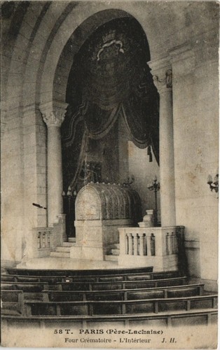 Cpa paris 20e cimetiere - cpa,