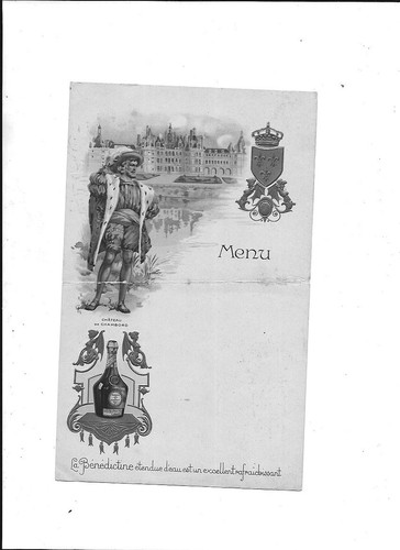 Fecamp ancien menu - ,