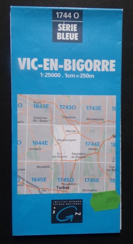 Carte ign série bleue - ign,