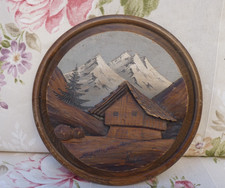 Sculpture tableau chalet - tableau,